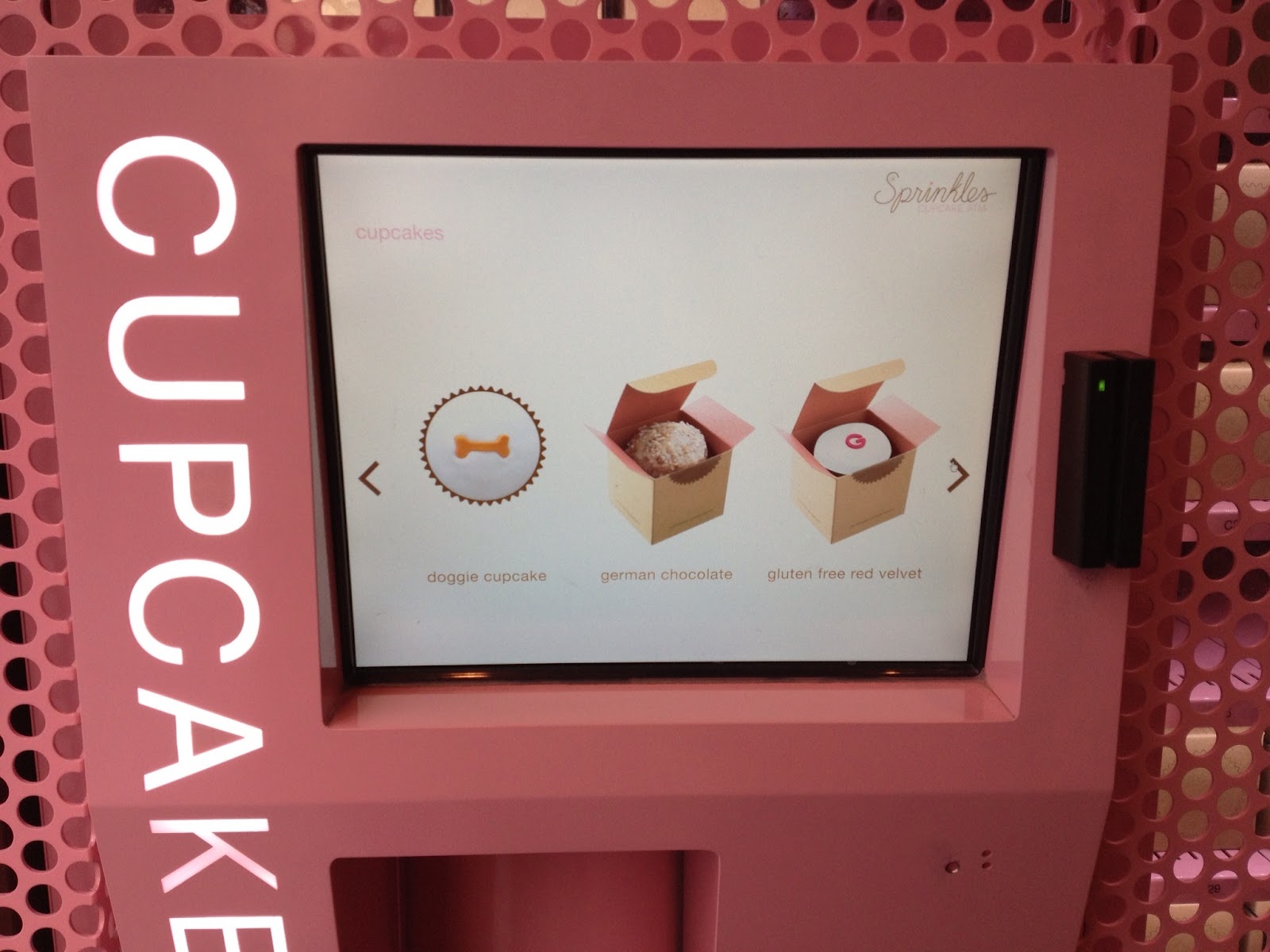 Gluten Free Beat ® Sprinkles Cupcakes Get Um' in an ATM too!